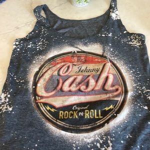 Johnny Cash Tank Size Medium-Large